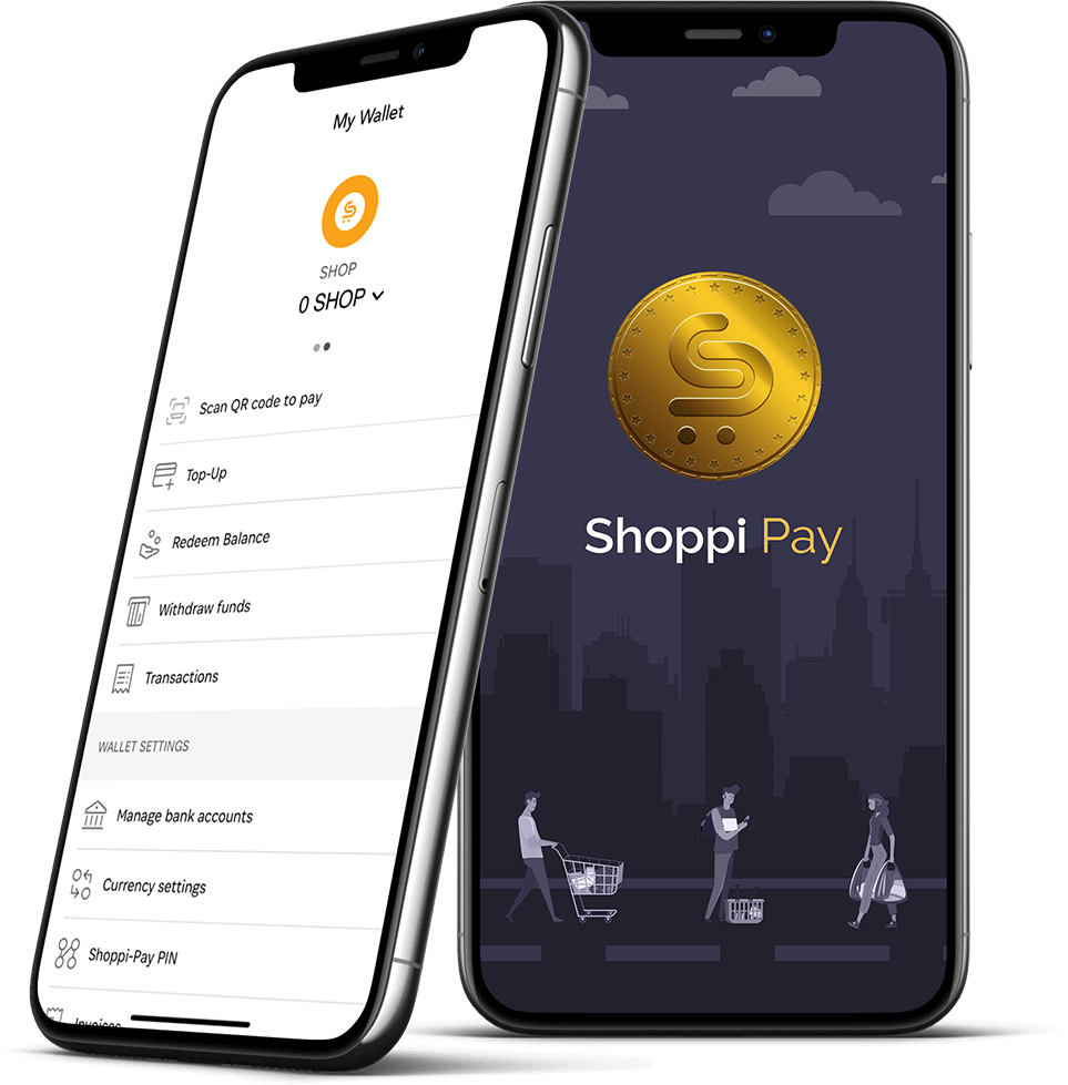 Shoppi Pay App Mockup